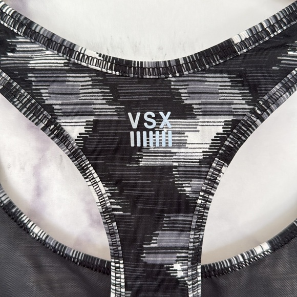 VICTORIA’S SECRET VSX Player Shorts & Sports Bra Set Black White Pink - Picture 5 of 14